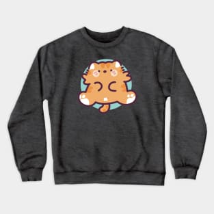 Orange Tabby Cat Crewneck Sweatshirt